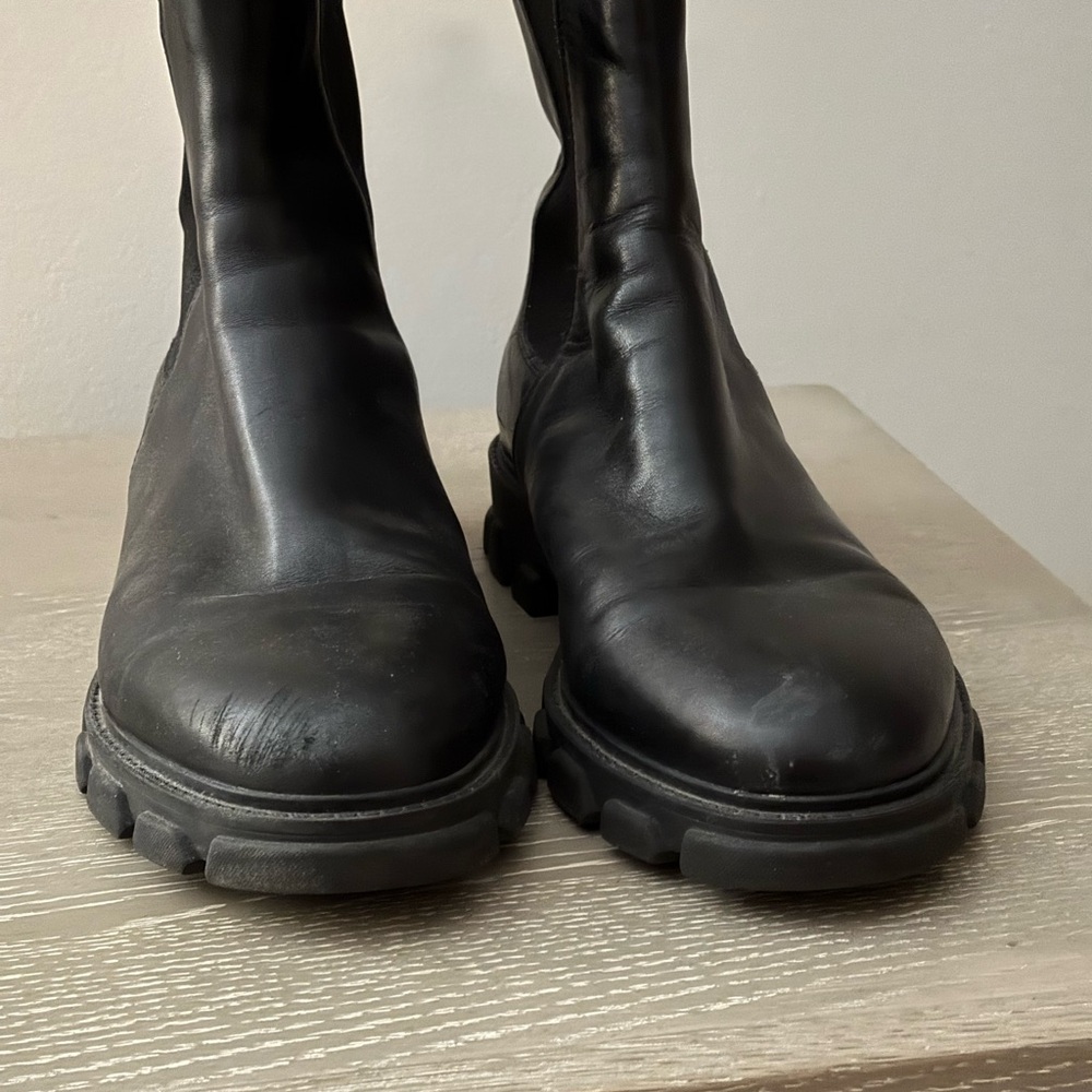 Michael Kors Black Leather Boots